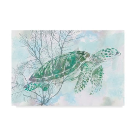 Studio W 'Watercolor Sea Turtle I' Canvas Art,16x24
